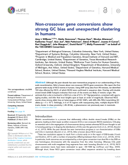 Non-crossover gene conversions show strong GC bias and