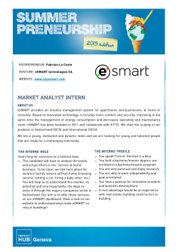 Job profile eSMART - ServiceAtHome