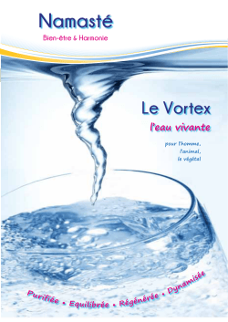 Brochure eau et vitalitÃ©
