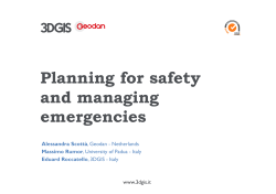 Planning for safety and managing emergencies