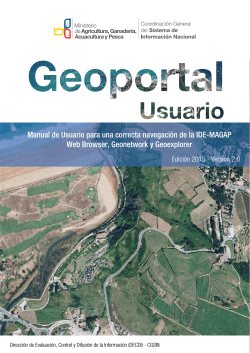 Manual de Usuario 2015 - Geoportal del Agro Ecuatoriano