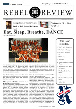 Eat, Sleep, Breathe, DANCE - Georgetown District High School