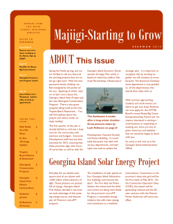 Majiigi-Starting to Grow - Chippewas of Georgina Island