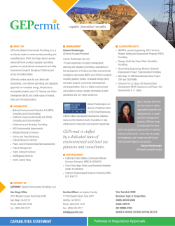 GEPermit is staffed by a dedicated team of environmental and land
