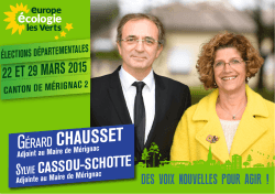 CASSOU-SCHOTTE Adjointe au Maire de