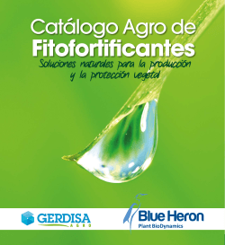 Fitofortificantes