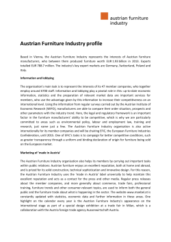 Austrian Furniture Industry profile