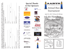 Annual Bass Tournament Lake Hamilton Fish