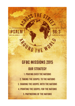 2015 Mission Booklet