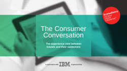 The Consumer Conversation
