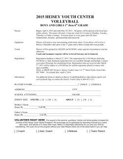 Volleyball Boys & Girls 1st