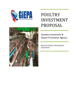 POULTRY INVESTMENT PROPOSAL