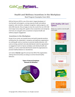 Corporate Wellness Incentives
