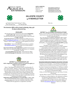 USEFUL WEBSITES - Texas A&M AgriLife Extension Service
