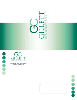 2015 Brochure.ai - Gillett Construction