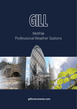 MetPak Professional Weather Stations
