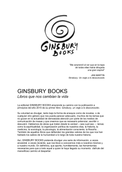 GINSBURY BOOKS