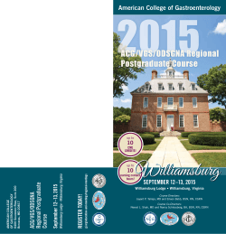 Brochure - American College of Gastroenterology