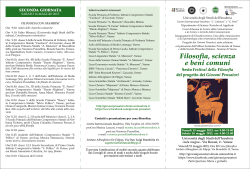 festival della filosofia vi 2015 - Giovani Pensatori