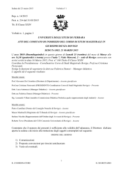 Verbale 23-03-2015 Comitato Rovigo