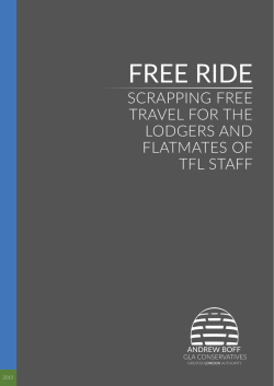 FREE RIDE - GLAConservatives.co.uk