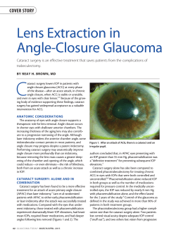 Lens Extraction in Angle-Closure Glaucoma