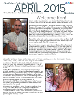 We are excited to welcome the new director, Ron Pauli, who will