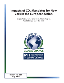 Impacts of CO2 Mandates for New Cars in the European Union