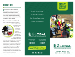 Company Brochure - Global Environmental Engineering Inc.