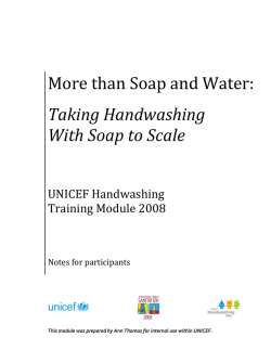 than Soap and Water - The Global Public