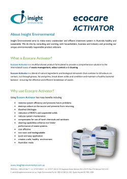 Eco Care Activator