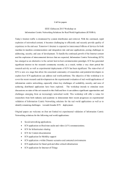 Call for papers IEEE Globecom 2015 Workshop on Information