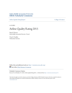 Airline Quality Rating 2015 - The Globe - Embry
