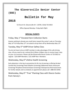 Bulletin for May 2015 - The Gloversville BID