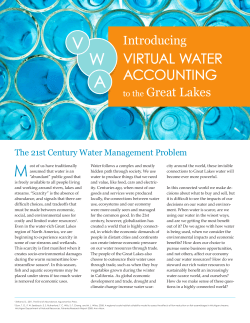PDF - Great Lakes Virtual Water Accounting
