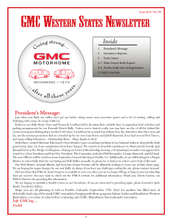 Here - GMC Western States Motorhome Club