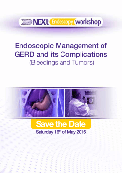 Endoscopic Management of GERD and its complications - G-MEA