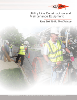 2015 Utility Line Contruction and Maintenance Equipement