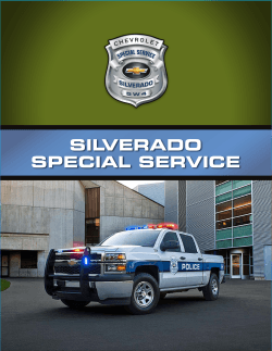 SILVERADO SPECIAL SERVICE