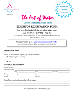 Exhibitor Registration Form