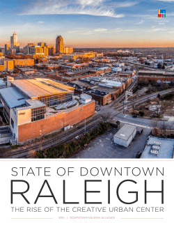 2015 State of Downtown Raleigh Report