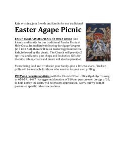 Easter Agape Picnic - Greek Orthodox Church of the Holy Cross