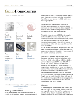 Issue #504 - Gold Forecaster Newsletter