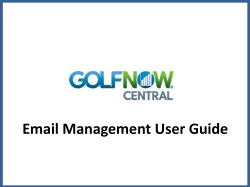 - GolfNow Solutions