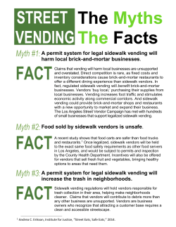 The Myths The Facts Myth #1 - Los Angeles Food Policy Council