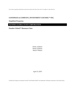 Prospectus - Goodman & Company, Investment Counsel Inc.