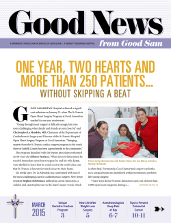 one year, two hearts and more than 250 patients