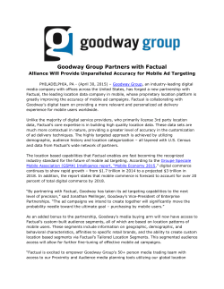 Goodway Group Partners with Factual