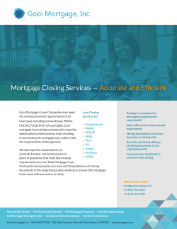 Full Mortgage Closing Services