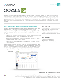 032815_Ooyala IQ Basic Data Sheet